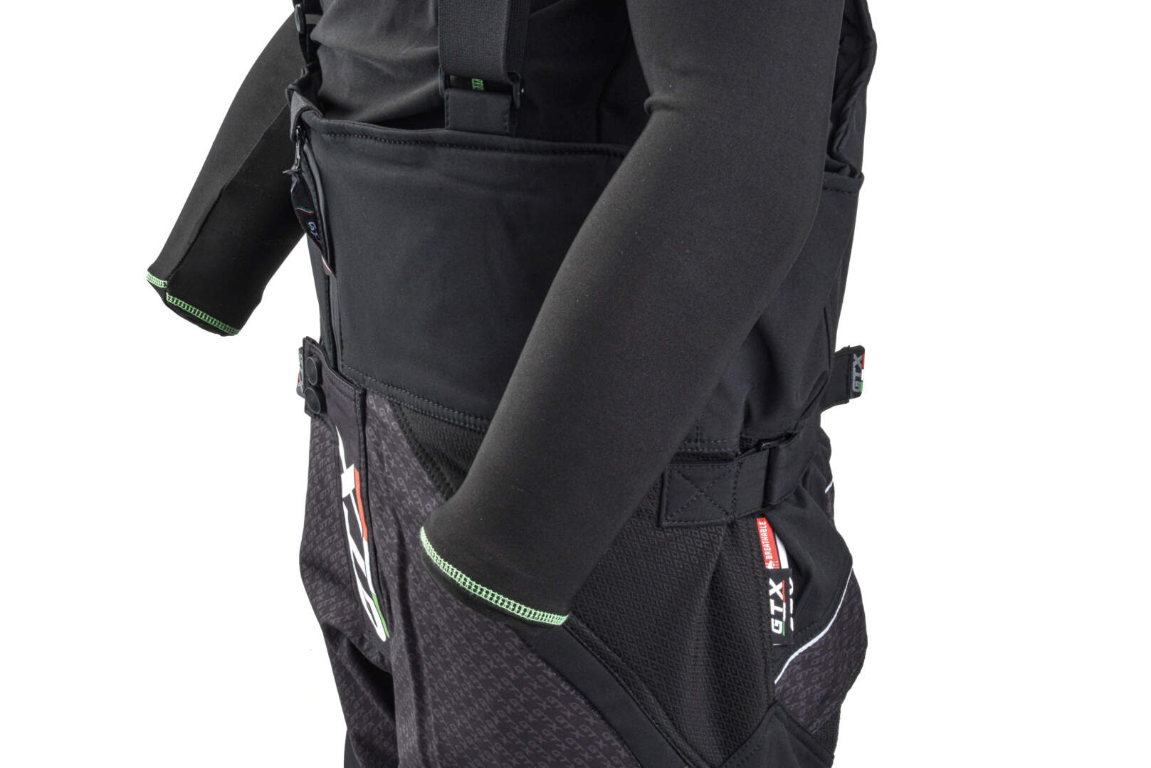 Штаны для снегохода GTX №1 black (текстиль) (S)
